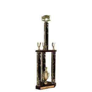  Quick Ship Two Tier 3 Column Pig Trophies