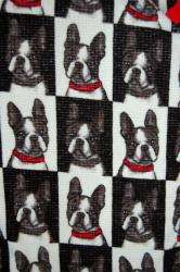   Salvage Boxy Boston Terrier Dog Print Pajama Set Size Medium  