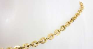 DESIGNER Gold Plated Chain Belt Necklace  