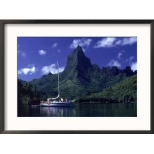  Sailboat in Opunohu Bay, Tahiti Photos To Go Collection 