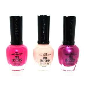   Color Nail Lacquer Combo Set   Pink Wild Rose