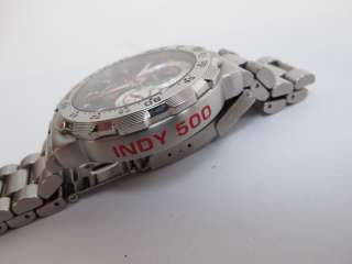 Tag Heuer Formula One Indy 500 Mens Stainless Steel Watch CAH101A 
