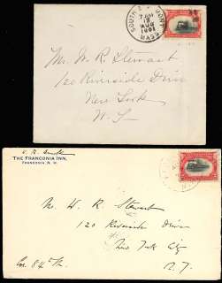 295 Var, TWO COVERS SHOWING FAST & SLOW TRAIN ERRORS  