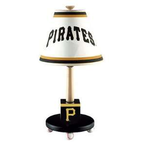  Pittsburgh Pirates MLB Wooden Table Lamp: Home Improvement