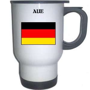 Germany   AUE White Stainless Steel Mug
