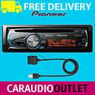 Pioneer DEH 6400BT Bluetooth Car Stereo CD MP3 iPod iPhone with CD 