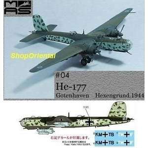  Big Bird 4 #4 WWII German He 177 Bomber Model 1144 Toys & Games