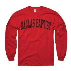  Dallas Baptist Patriots Red Arch Long Sleeve T Shirt 