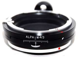 NEW ALPA lens To Micro 4/3 Shift Adapter EP 1 GF1 GH1  