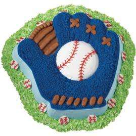 wilton baseball mitt cake pan with lots of fun ideas cake