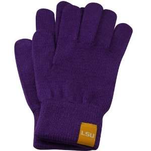    Nike LSU Tigers Ladies Purple Knit Gloves: Sports & Outdoors