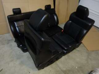 04 08 Ford F 150 F150 CREW CAB FX4 SPORT BLACK Leather bucket Seats 