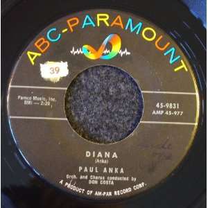  Diana / Dont Gamble With Love Paul Anka Music