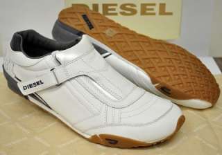 New Diesel Mens Shoes Keep Velcro Sneaker White $110  
