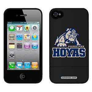  Georgetown University Mascot Hoyas on AT&T iPhone 4 Case 