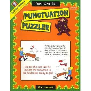  Punctuation Puzzlers, Level A Book 1 Commas and More 