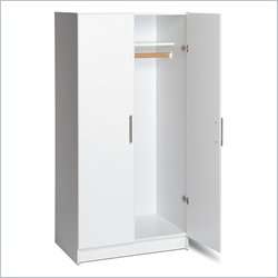 prepac elite storage 32 wardrobe cabinet 53790 features this 20 inch 