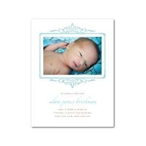  Boy Birth Announcements   Elegant Frame By Lisa Levy: Baby