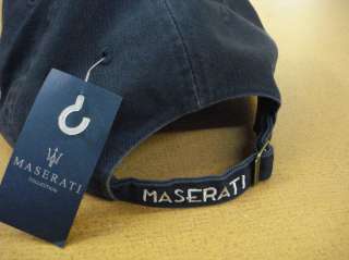 Offical Maserati Heritage Logo Hat Blue, 920002714  