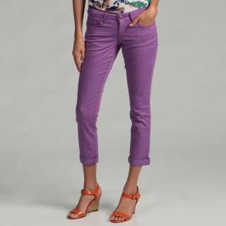 Jessica Simpson Juniors Forever Cropped Colored Jeans   