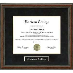 Boricua College Diploma Frame 