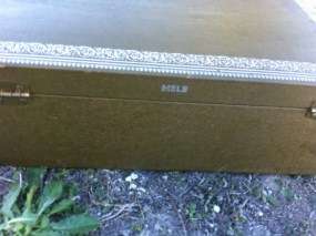 Vintage Mele Jewelry Box Chest Retro  