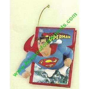  COMIC BOOK HEROES   1ST   SUPERMAN   HALLMARK ORNAMENT 