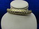   Woven Rilucenze Bangle Bracelet 14k Yellow Gold 7 Inches   JTV  