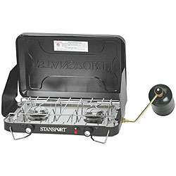 Stansport 2 burner Stove with Drip Pan  