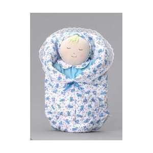  Hug & Hold Baby Puppet Doll WHT/BLU/SP by Childrens 