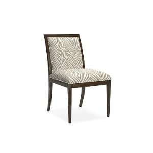   Sutherland Side Chair, Zebra Herringbone, Graphite Furniture & Decor