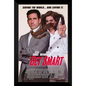    Get Smart FRAMED 27x40 Movie Poster: Steve Carell: Home & Kitchen