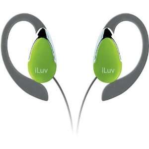  Green Flexible Ear Clips With In Line Volume Control 