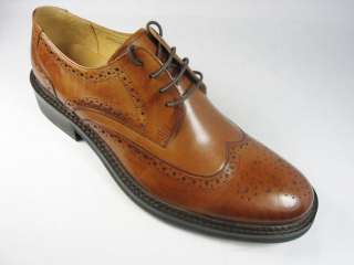 Men Lace Up Wing Tip Oxfords Leather Dress Shoes  