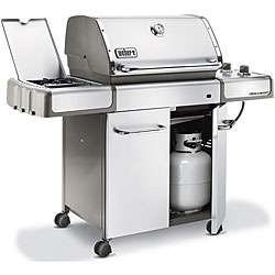 Weber Genesis S 320 Stainless Steel Propane Gas Grill  Overstock