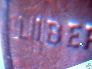 rare error coin penny 4 i in liberty iliiiberty 1988 D  