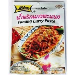 Lobo Brand Thai Panang Curry Paste 1.76 Oz (Pack of 3) Thai Seasoning