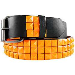 JK Unisex Orange Studded Belt  