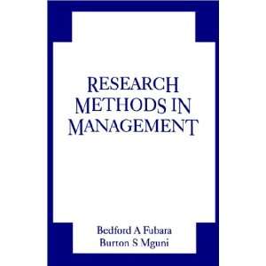  Research Methods in Management (9781858635040) Bedford A 