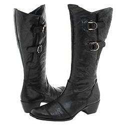Paul Green Artsy Black Calf Boots (Size 5.5)  Overstock