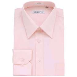 Boston Traveler Mens Pink Dress Shirt  Overstock
