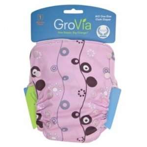  GroVia All in One Cloth Diaper   Mod Flower Baby