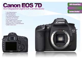 Canon EOS 7D Digital SLR Camera +5 LENS EXTREME KIT USA 13803117509 