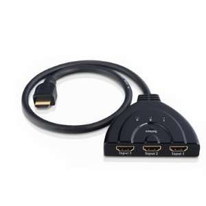  CE Compass 3 Port HDMI 1.3 Switch Switcher Selector For 
