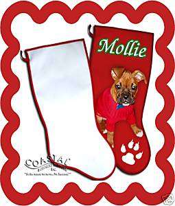 Blank Holiday Stocking for Sublimation or Heat Transfer  