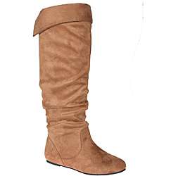 Story Womens Cookie Chestnut Faux Suede Knee high Boots   
