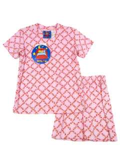 Girls 4T Bratz Pink Rose Pajama Shirt & Shorts 2pc Set  