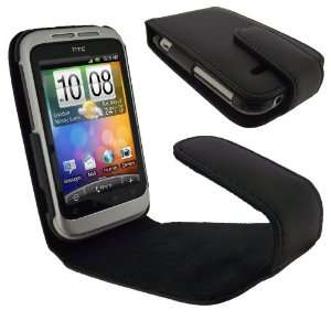  Leather Case Cover Holder for HTC Wildfire S Android Smartphone 