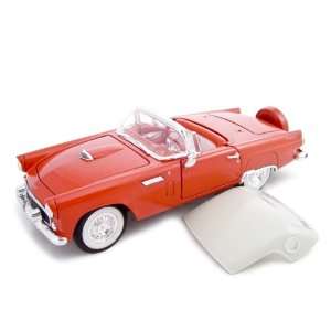  1956 Ford Thunderbird 1/24 Diecast Model Red: Toys & Games
