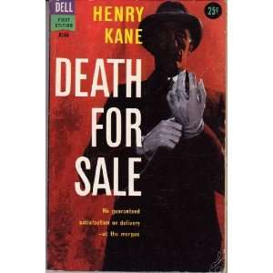  Death for sale (A Dell First Edition) Henry Kane Books